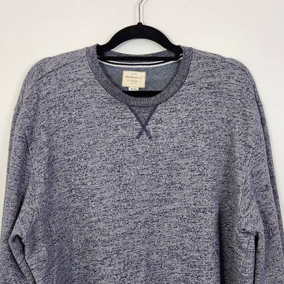 Weatherproof Vintage Heather Blue Sweatshirt Size XL Blue Crew Neck Sweatshirt - Picture 2 of 6